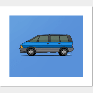 Mk1 Renault Espace side profile Posters and Art